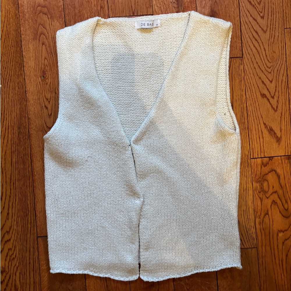 Women's Cream Sweater Vest